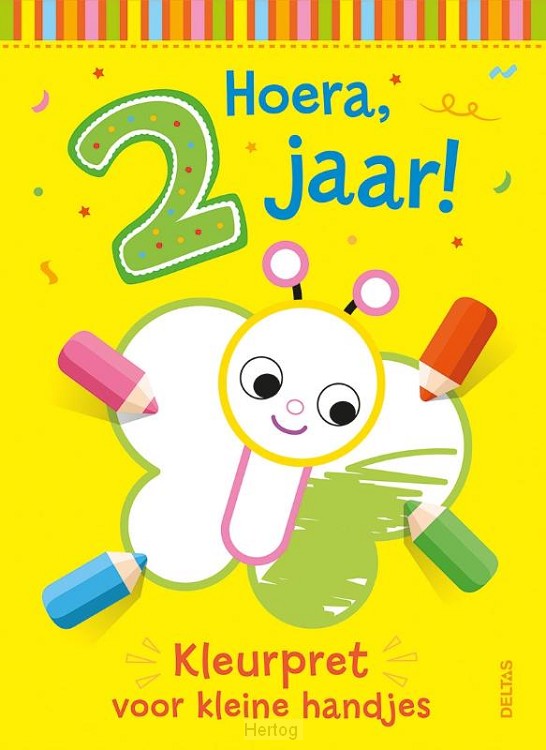 Hoera, 2 jaar! - Kleurpret voor kleine handjes