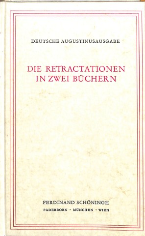 Die Retractionen in zwei Büchern