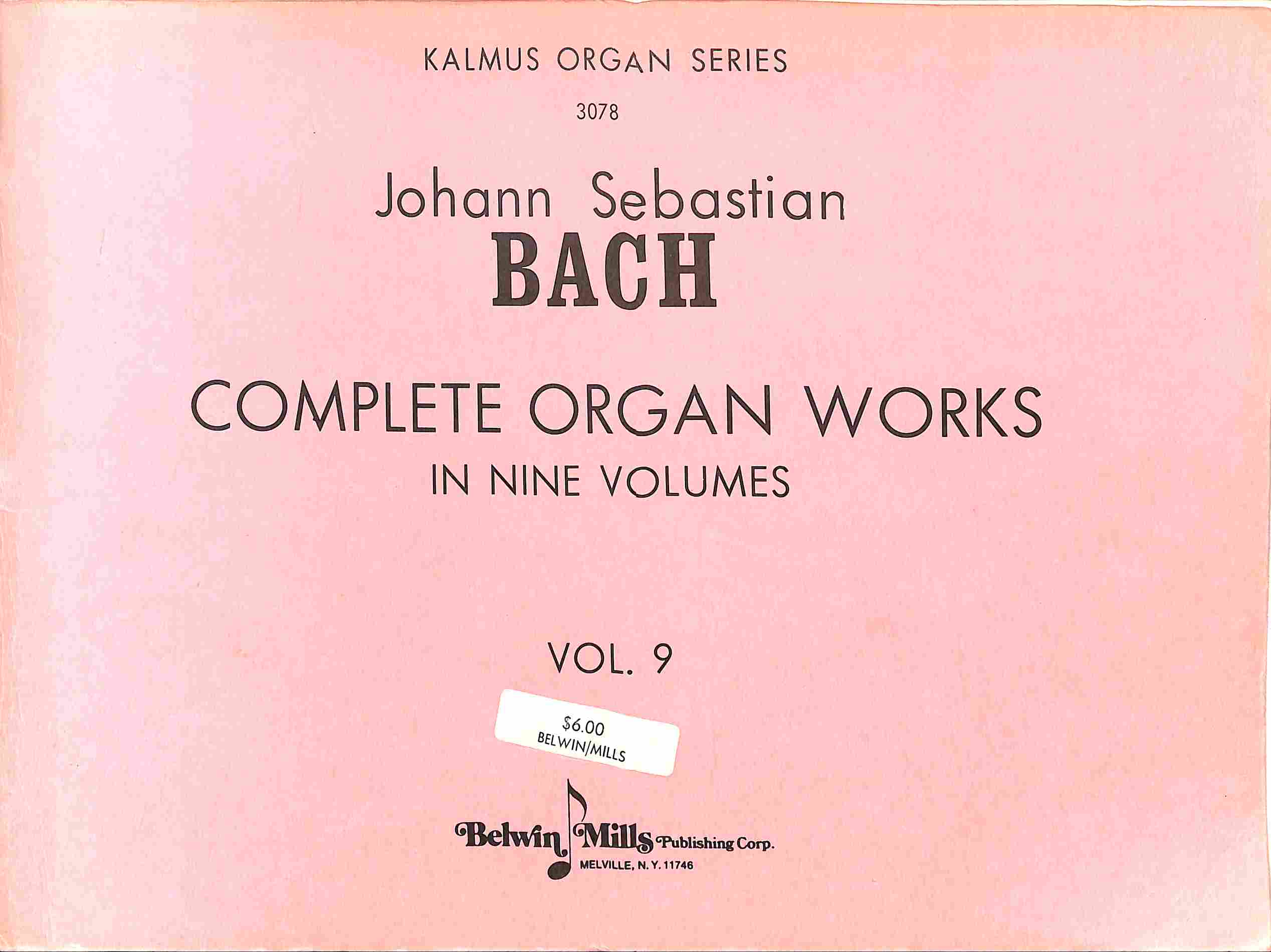 Complete organ works - deel 9 - Tweedehands notenschrift